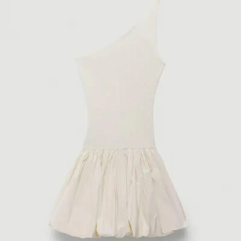 Sandy Off Shoulder Brunch Dress