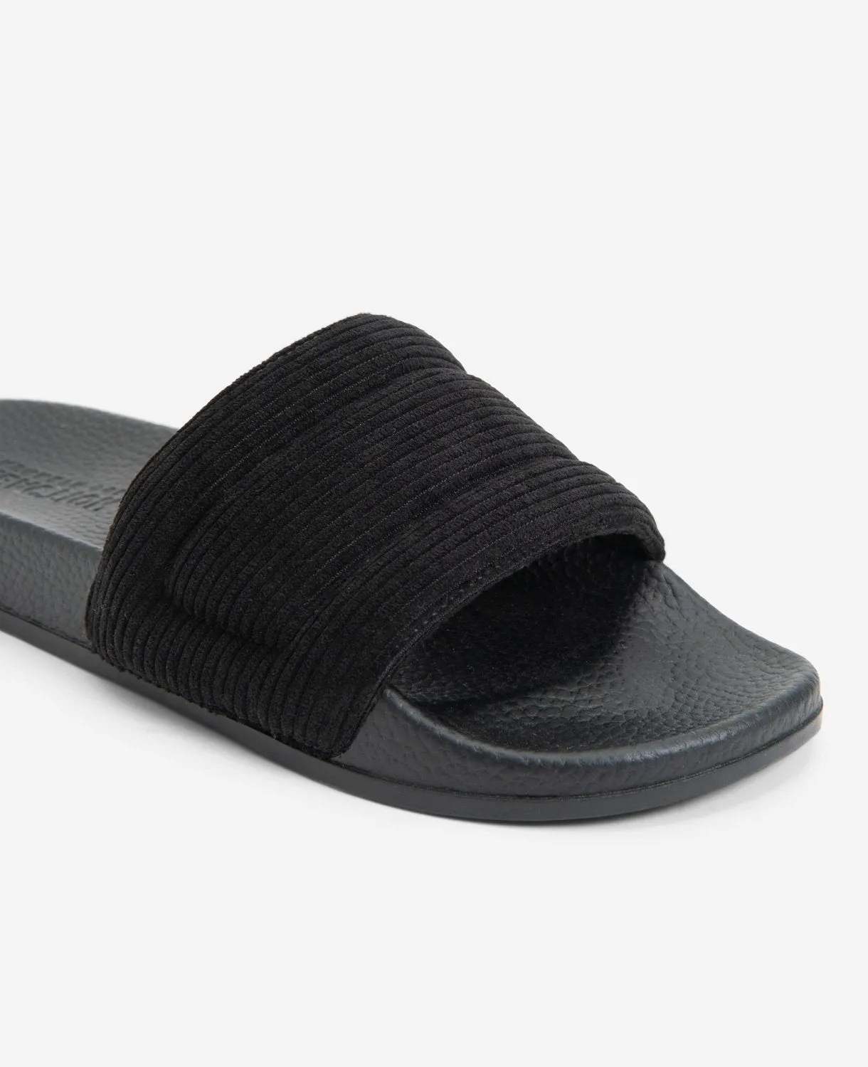 Screen Quilted Slide Sandal