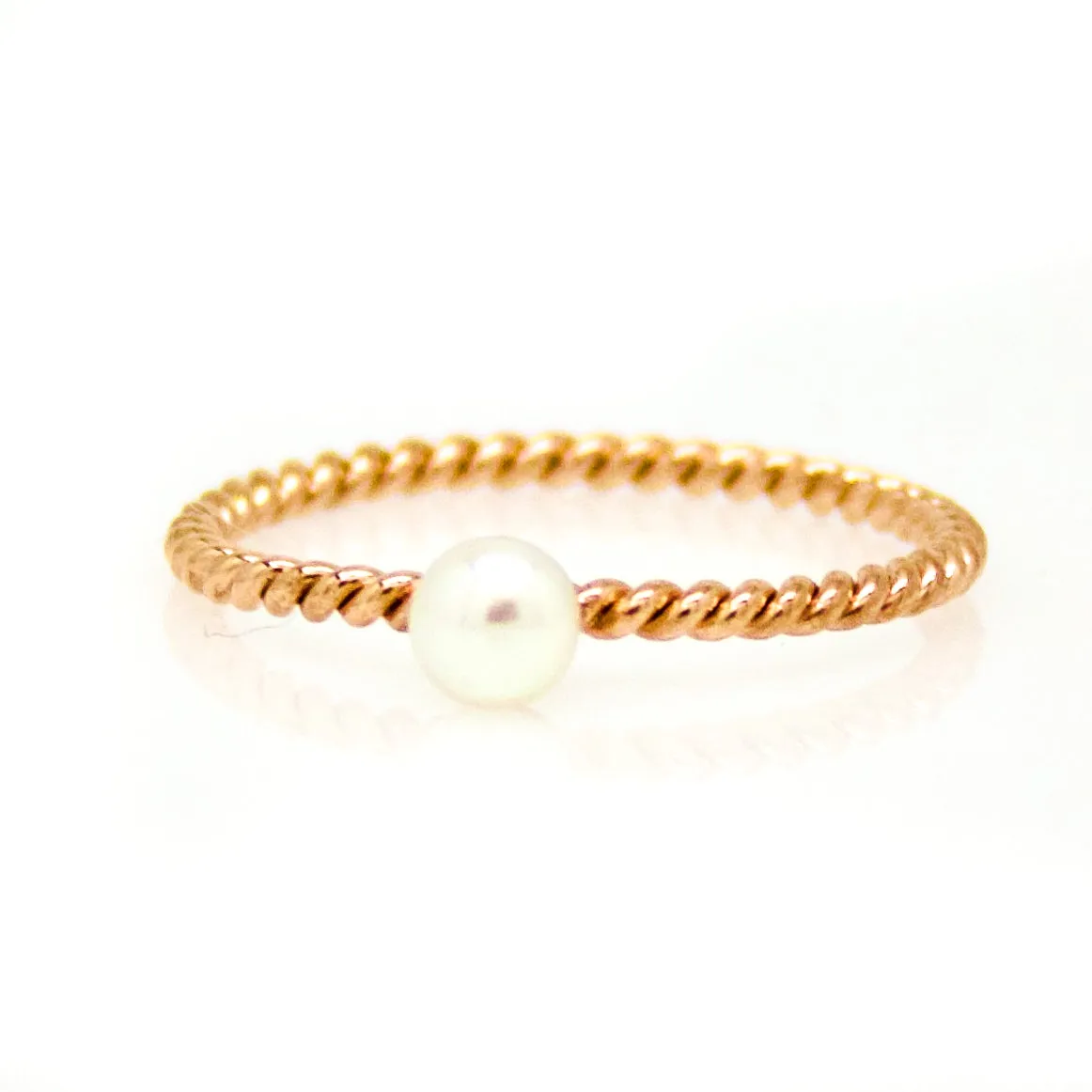 Seabreeze Pearl Ring Rose Gold