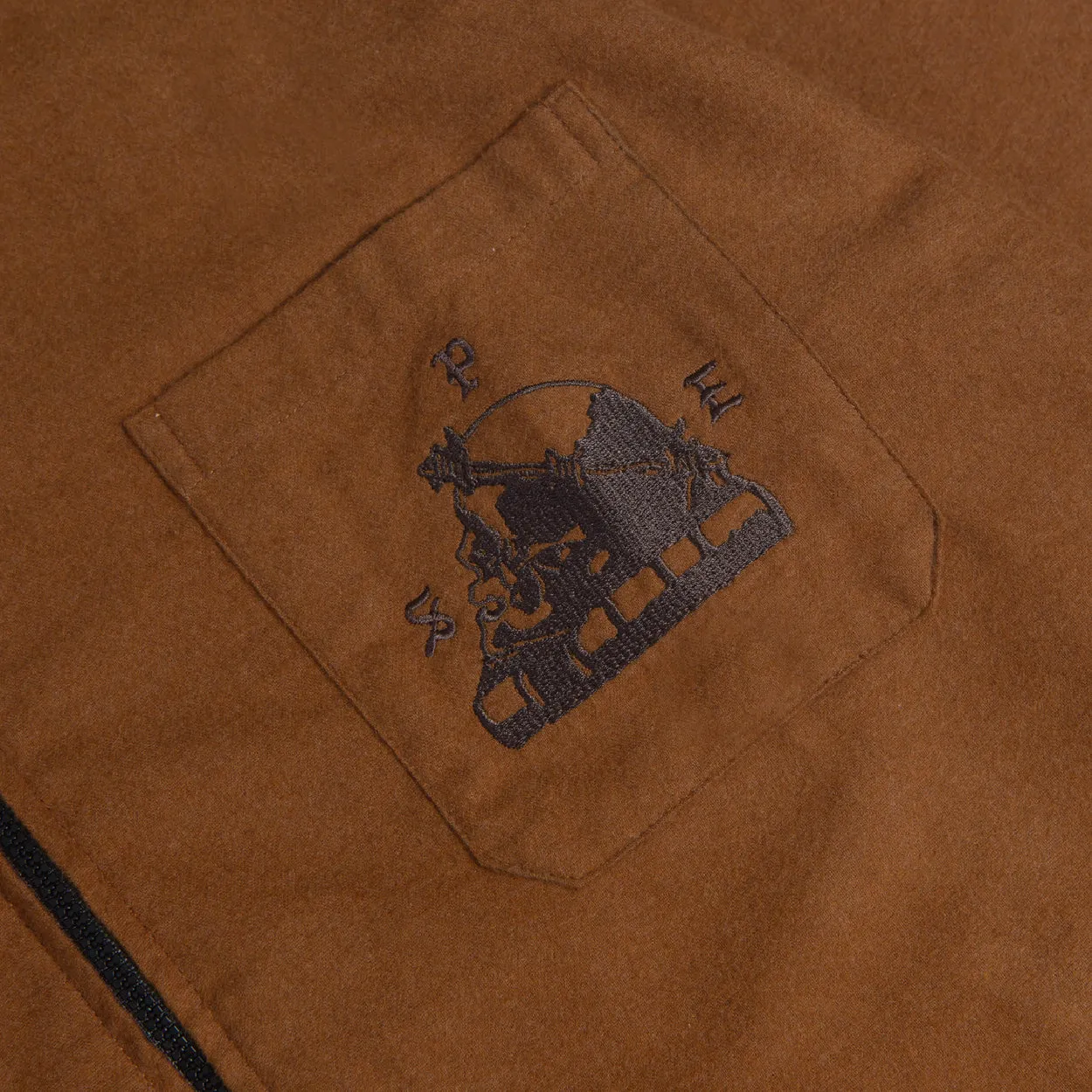 Sigma Zip Flannel Shirt - Brown