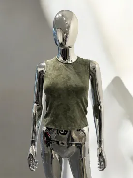Sleveless Green Military