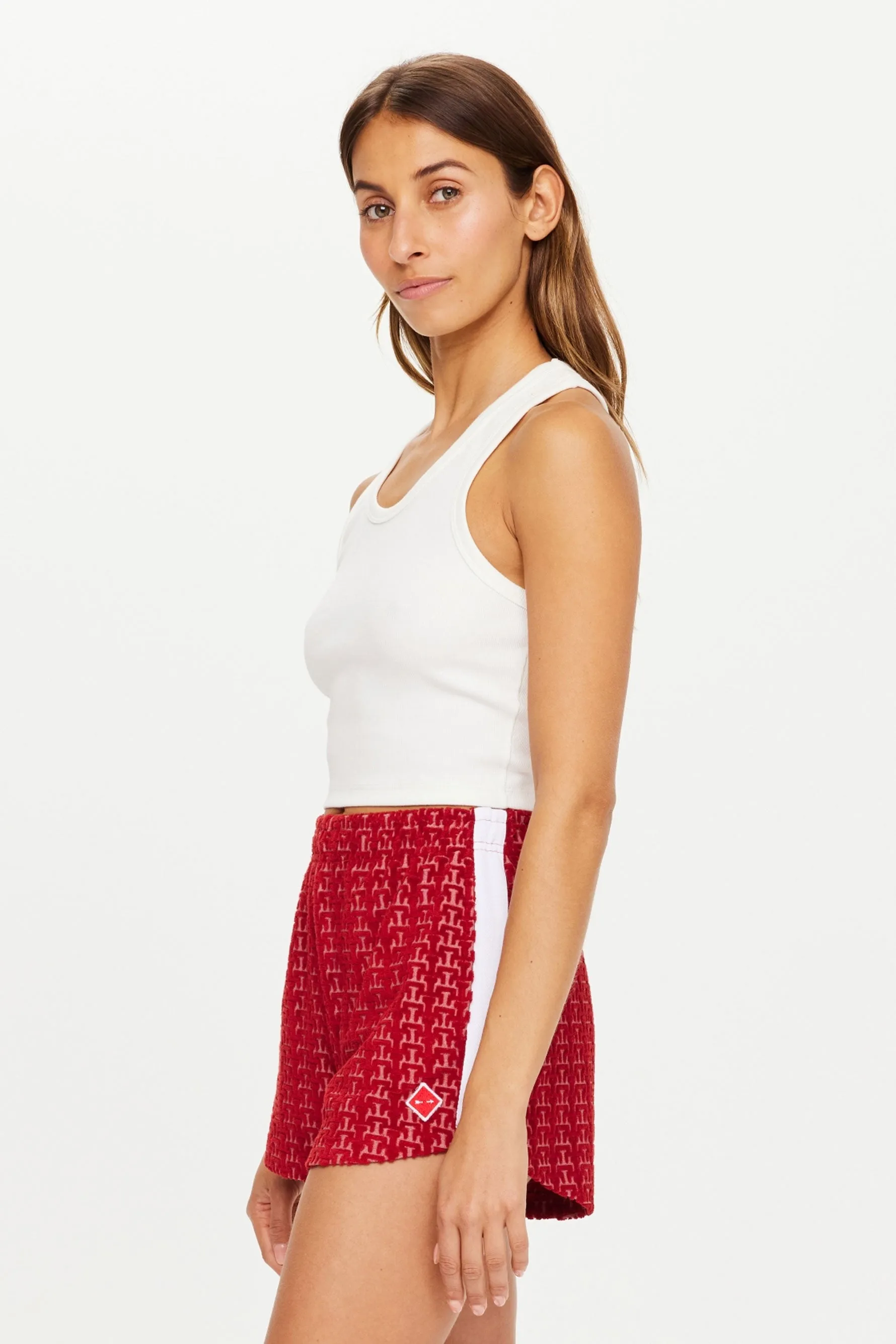 Sophie Crop - White