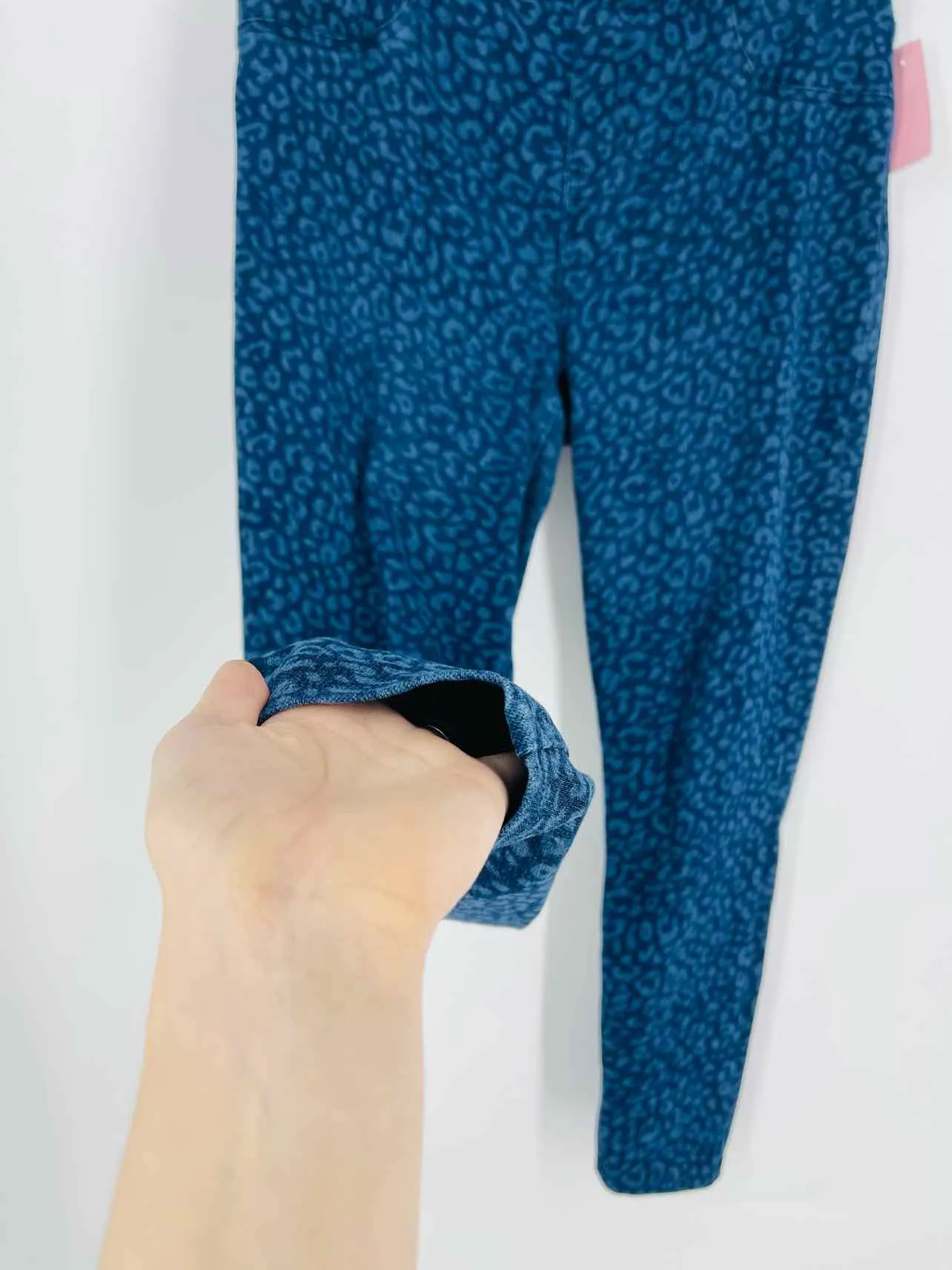 Spanx Size XL Denim Animal Print Jeans Jeggings