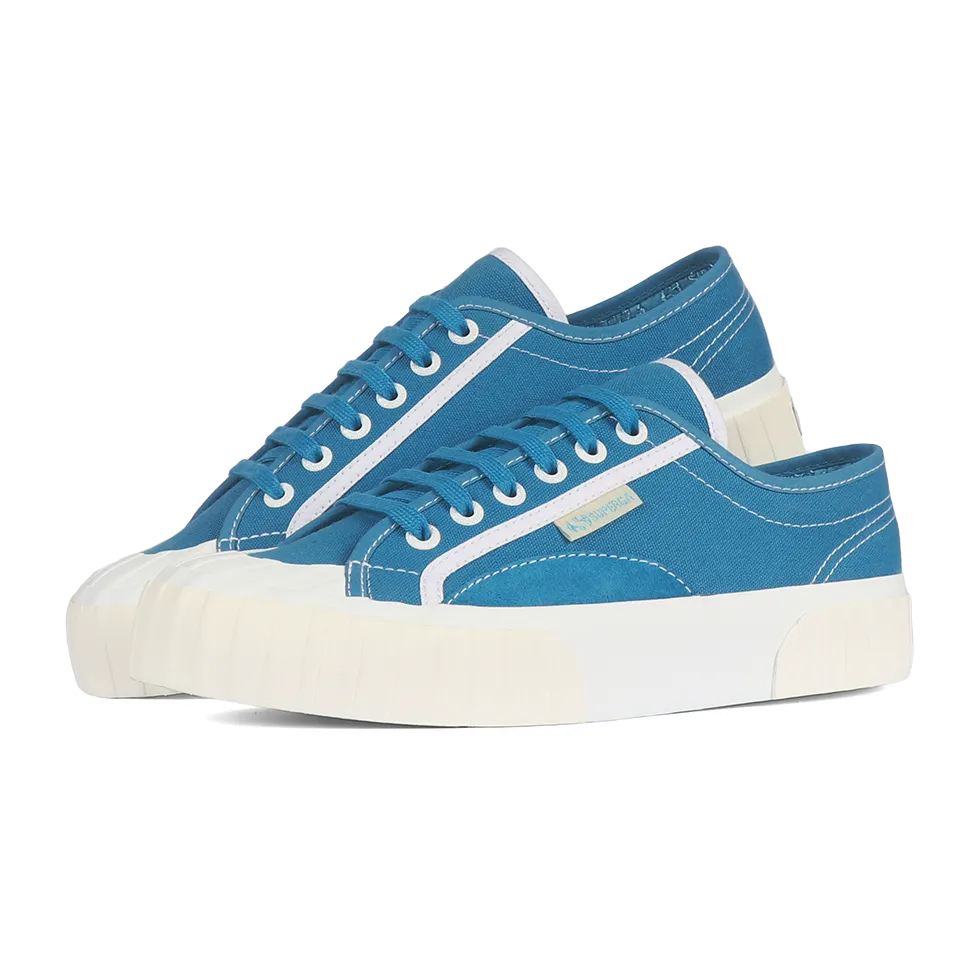 Superga X Motherchuckers 2630 Stripe Blue Neptune
