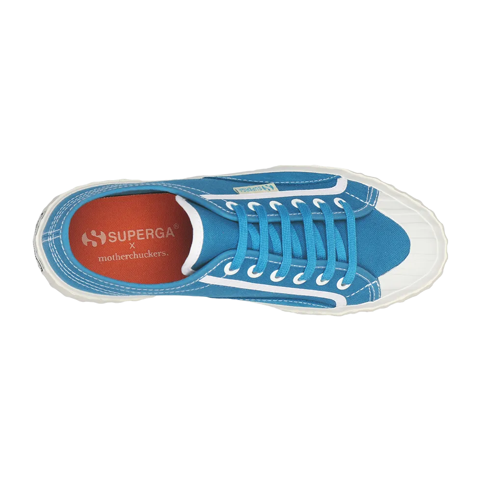 Superga X Motherchuckers 2630 Stripe Blue Neptune