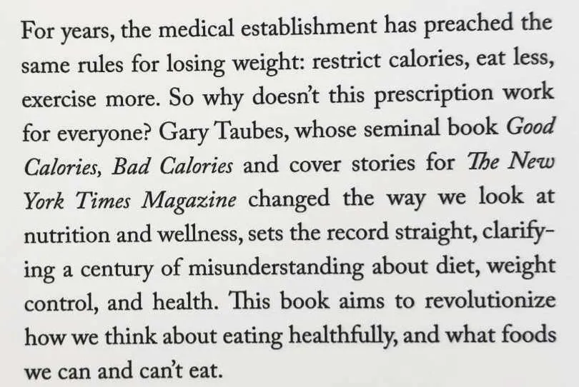 THE CASE FOR KETO - Gary Taubes