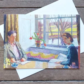 The Dining Room Window at Charleston - Greeting Card