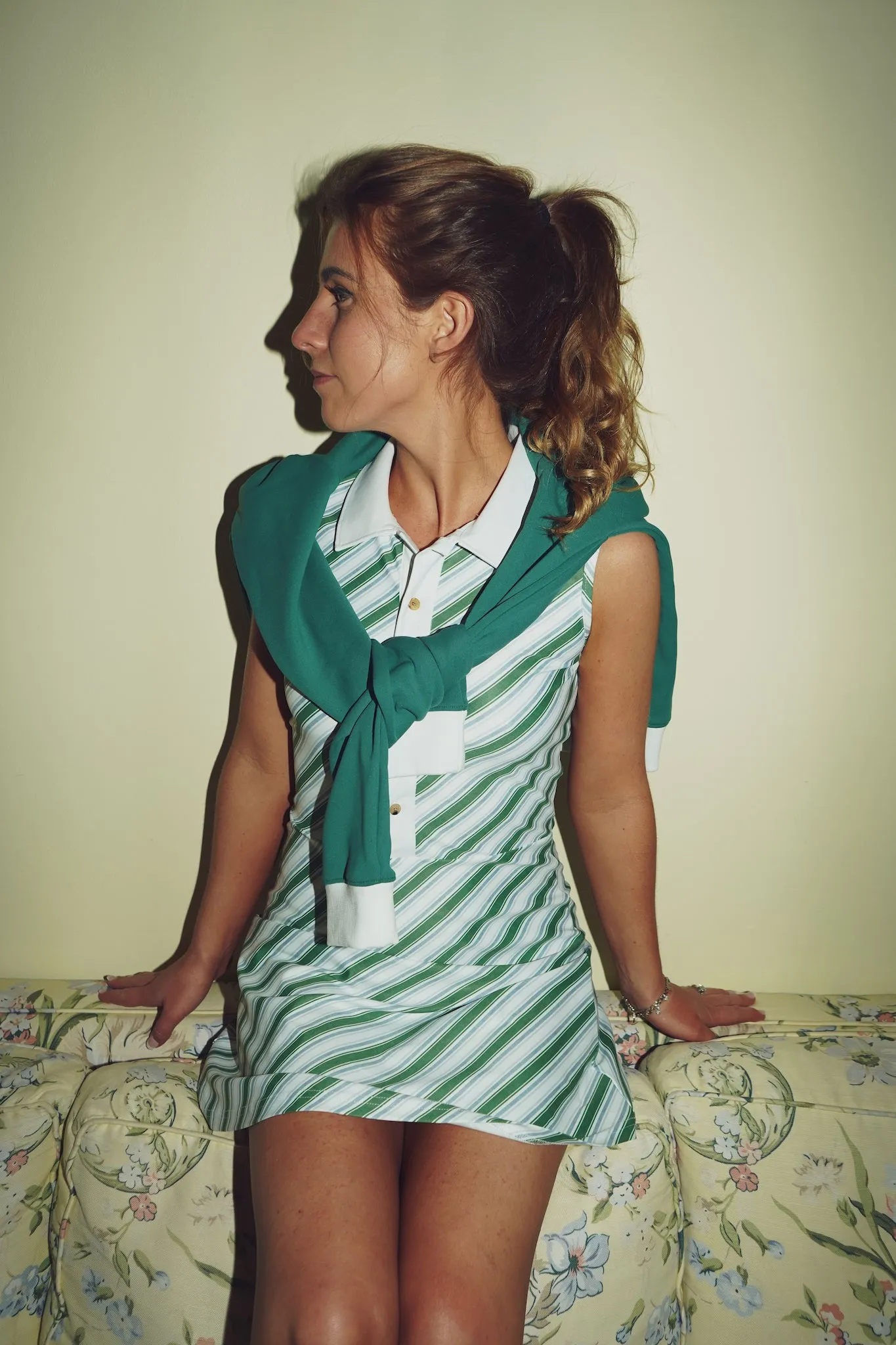 The Hedy Dress - Field Greens