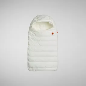 Unisex kids' baby sleeping bag May in off white