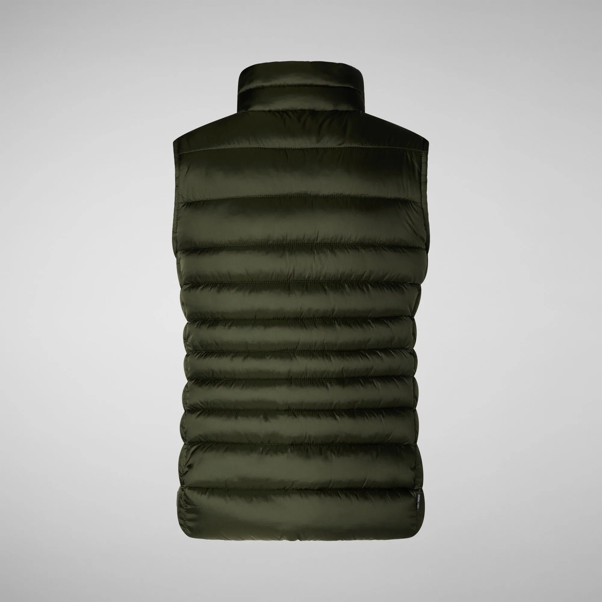 Woman's vest Lynn in pine green
