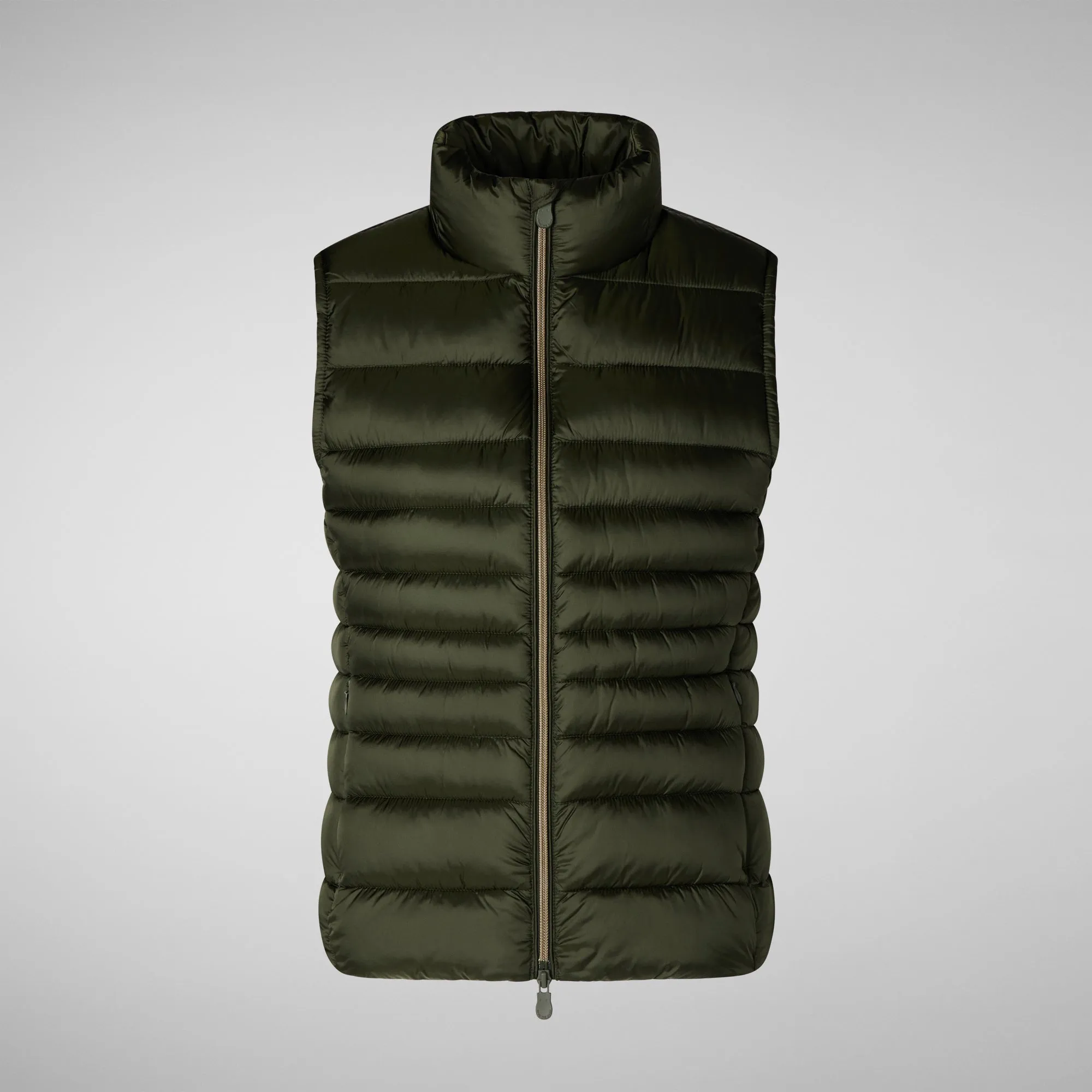 Woman's vest Lynn in pine green