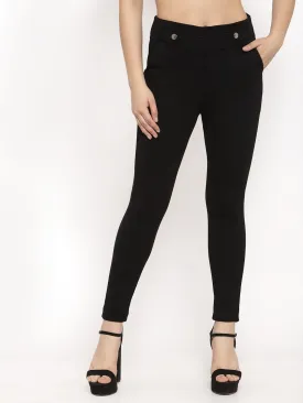 Women'S Black Slim Fit Jeggings
